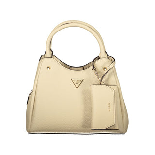 Beige Polyethylene Handbag