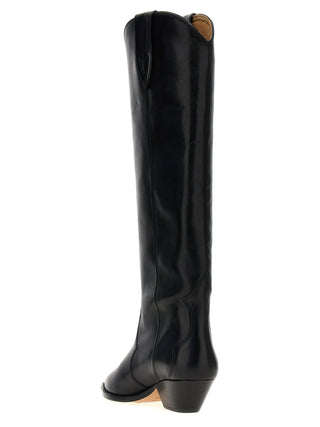 Black Calfskin Chelsea Boots
