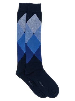 Blue Cotton Socks