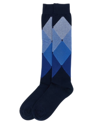 Blue Cotton Socks