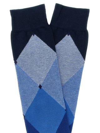 Blue Cotton Socks