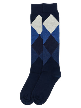 Blue Cotton Socks