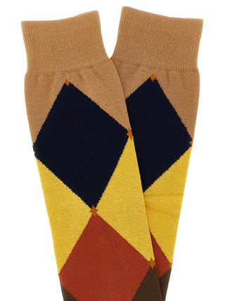 Brown Cotton Socks