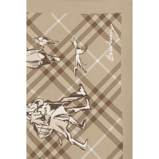 Beige Silk Scarf