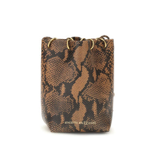 Brown Calf Leather Bos Taurus Backet Bag