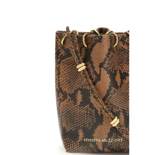 Brown Calf Leather Bos Taurus Backet Bag
