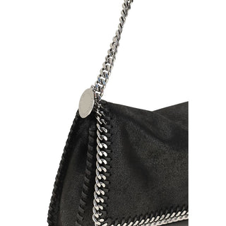 Black Polyester Shoulder Bag