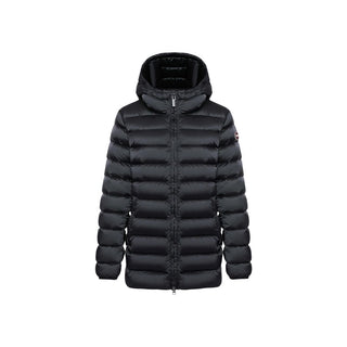 Black Polyamide Full-Length Jacket