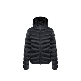 Black Polyamide Full-Length Jacket
