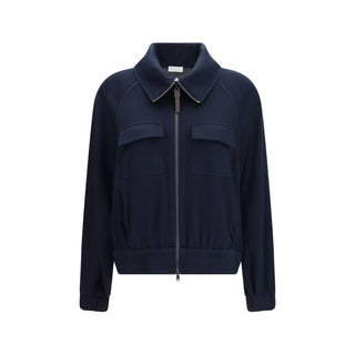 Blue Cotton Sweatshirt