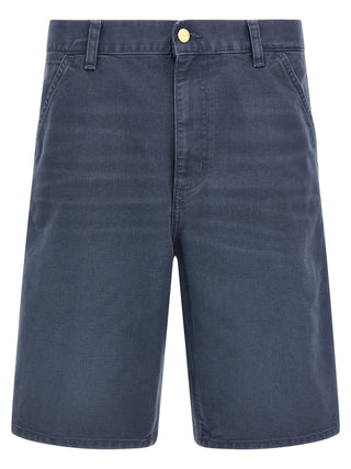 Blue Organic Cotton Bermuda Shorts