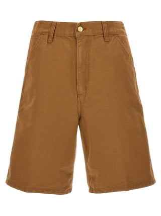 Brown Organic Cotton Bermuda Shorts