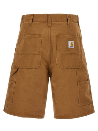 Brown Organic Cotton Bermuda Shorts