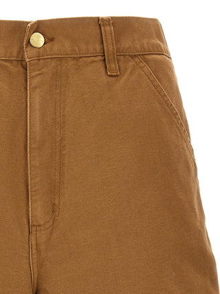 Brown Organic Cotton Bermuda Shorts