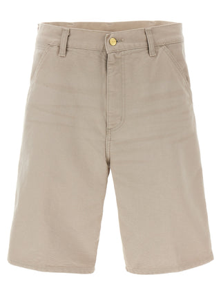 Beige Organic Cotton Bermuda Shorts