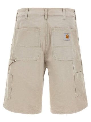Beige Organic Cotton Bermuda Shorts