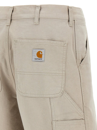 Beige Organic Cotton Bermuda Shorts