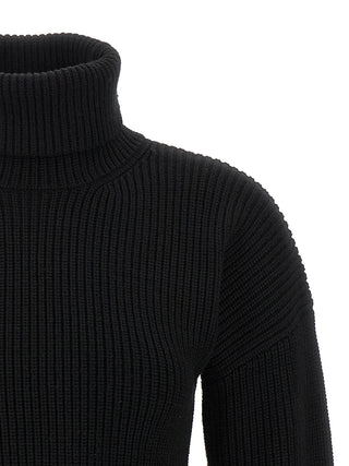 Black Wool Cardigan