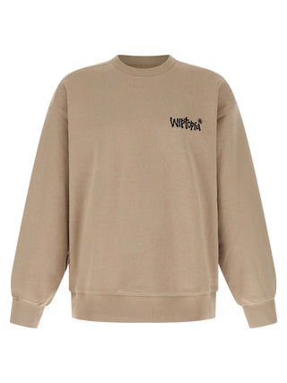 Beige Cotton Sweatshirt
