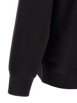 Black Cotton Sweatshirt