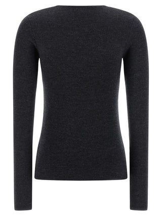 Gray Viscose Cardigan