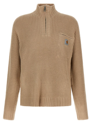 Beige Acetate Cardigan