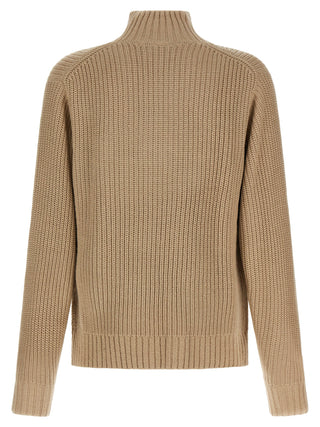 Beige Acetate Cardigan
