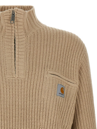 Beige Acetate Cardigan