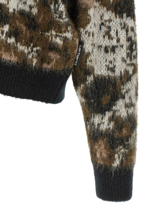 Multicolor Acetate Cardigan