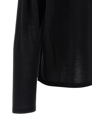 Black Wool Cardigan