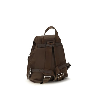 Brown Nylon Backpack