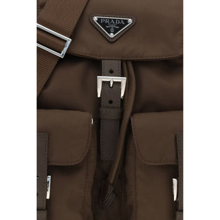 Brown Nylon Backpack