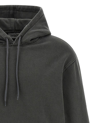 Black Cotton Sweatshirt