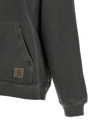 Black Cotton Sweatshirt