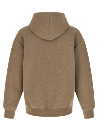 Beige Cotton Sweatshirt