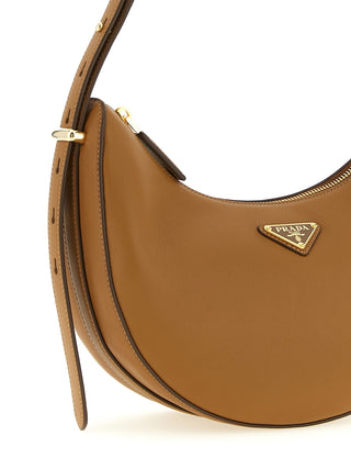 Brown Calfskin Shoulder Bag