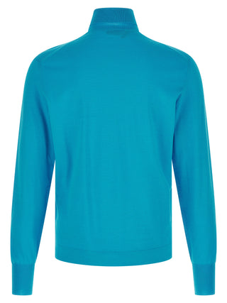 Blue Cotton Cardigan