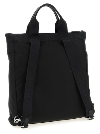 Black Recycled Polyamide Tote Bag