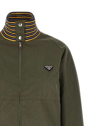 Bicolor Polyester Bomber