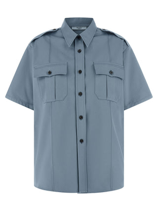 Blue Cotton Blouse