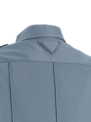 Blue Cotton Blouse