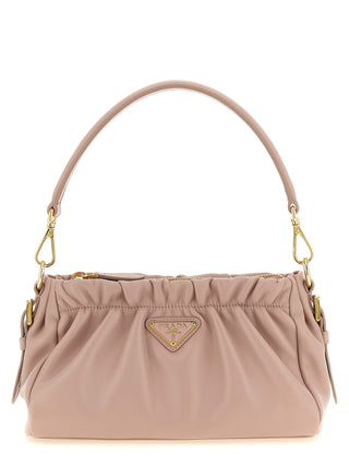 Multicolor Lamb Leather Shoulder Bag