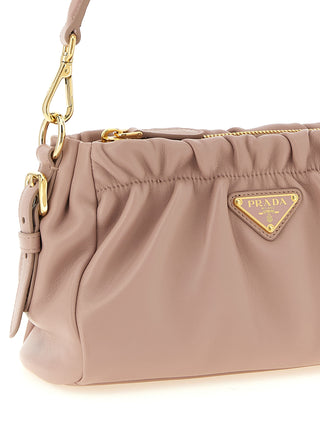 Multicolor Lamb Leather Shoulder Bag