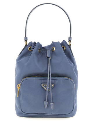 Blue Recycled Polyamide Handbag