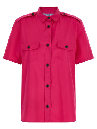 Fuchsia Cotton Blouse