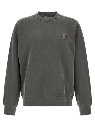 Black Cotton Sweatshirt