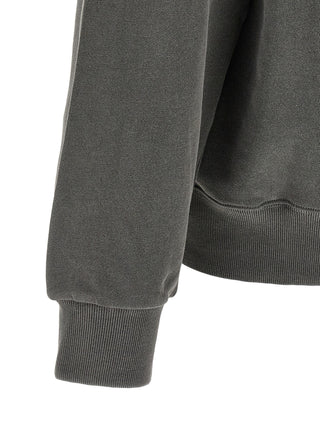 Black Cotton Sweatshirt