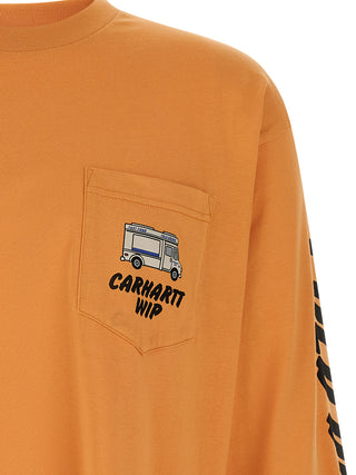 Orange Cotton T-Shirt