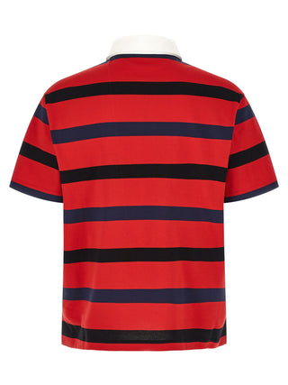 Red Cotton Polo Shirt