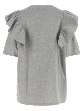 Gray Cotton Short Dress